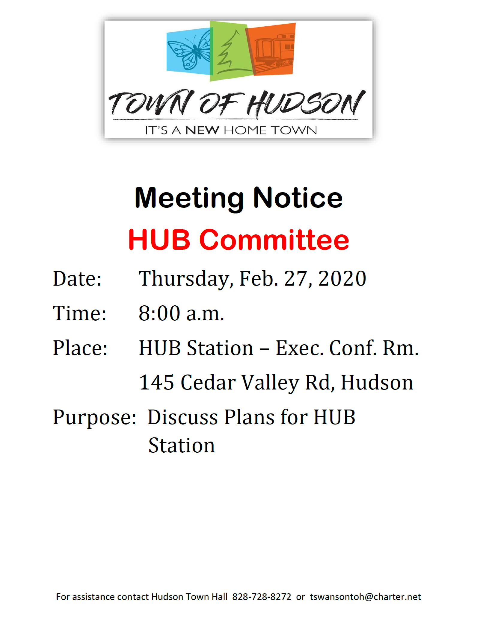 HUB Committee Meeting
